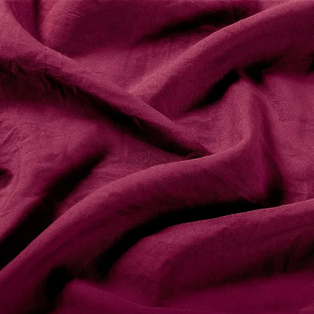 New FEDALI HOME Burgundy Red Duvet Cover Queen Size - Extra Cozy Bedding